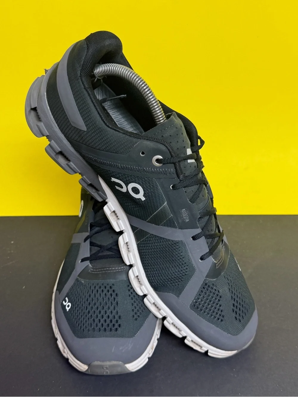 Size 12 - On Cloudflow Black Asphalt Men’s Running Shoes